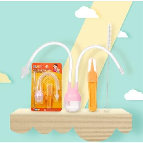Baby Nasal Suction Aspirator Nose Cleaner Sucker Suction Tool Protection Infant Mouth Suction Aspirator Type Health Care Supply