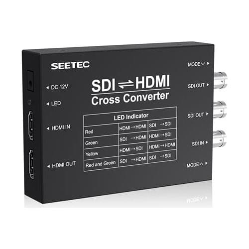 Seetec SDI HDMI-compatible Cross Converter SCH Complies with SMPTE 424M SMPTE 292M