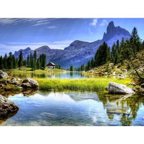 5D Diy Daimond Painting landscape Cross stitch Full Diamond embroidery natural scenery mosaic Rhinestone Painting wall art Decor