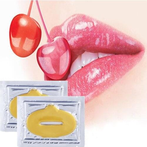 Collagen Crystal Lip Mask Patches Hydrating Patches Repair Lines Lip Plumper Anti Wrinkle Lips Mask for Lip Enhancement Gel Pad