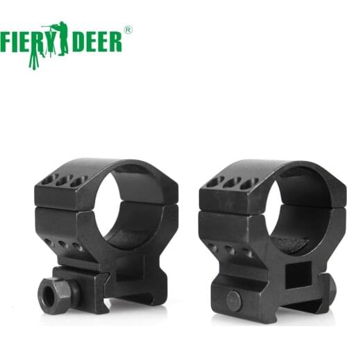 Fiery Deer Optical Sight Bracket Scope Mount Rings 20mm Rail Ring Outdoor Camping Hunting Tool / M3014