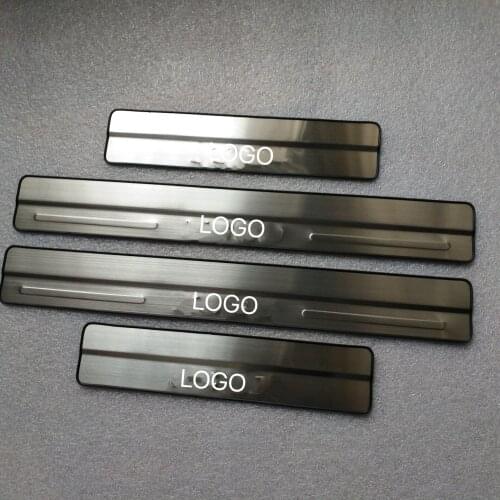 Stainless Steel Door Sill Scuff Plate for 2009-2017 Volvo XC60 Welcome Pedal Trim Car Styling Accessories