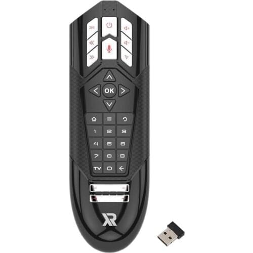 New R1 Smart Air Mouse Remote Control 2.4G Wireless Voice Control Remote Control for Smart Home