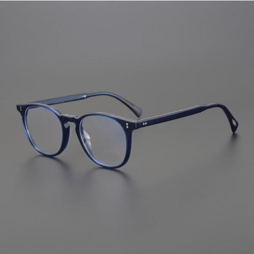 OV5298 Vintage Glasses Frame High quality Acetate Optical Eyeglasses Finley Esq. Myopia Reading Prescription Women Round Eyewear