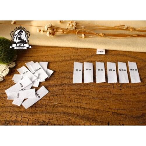 Custom Sewing labels / brand labels, Custom Clothing Tags, Cotton Ribbon label, size label (MD530)
