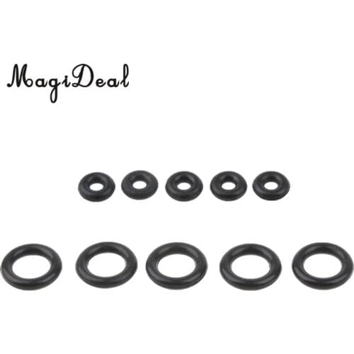 10 Pieces Outdoor Stove Gas Bottle O Ring Rubber Ring No Leak Propane Refill for Outdoor Travel Fishing Picnic BBQ