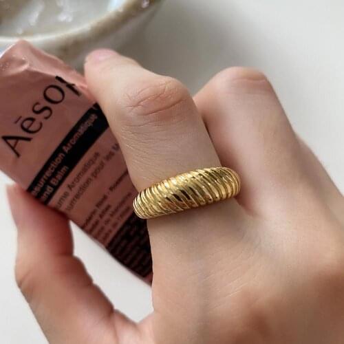 Animal Horn shape twill ring 925 sterling silver ring for women fashion open ring party high quality jewelry