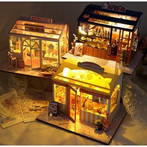1 Set Miniature House DIY Cute Mini Dollhouse Furniture for Children