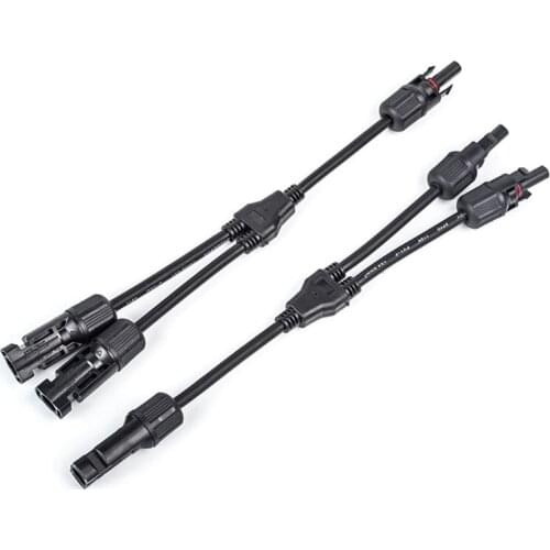 1Pair Connection Cable Electrical Solar Panel Wire Photovoltaic Connector