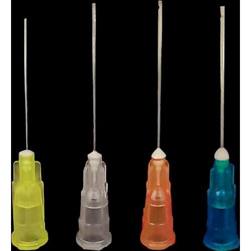 100pcs Side Hole End-Closed Dental Sterile Endodontic Irrigation Needle Tips 0.3/0.4/0.5mm Syringe Needle Tip Oral Care Lab Tool