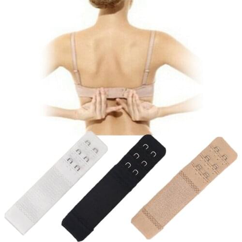 3pcs Women Female 3 Row Buckle Bra Extenders Strap Extension Clasp Underwear Lingerie Lengthen Expander Intimates Accessories
