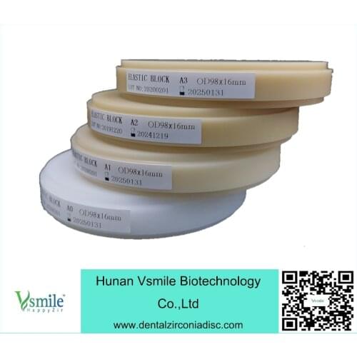 4pcs CAD CAM System Dental PMMA Blank,Denture Making Materials Acetal Flexible Blocks