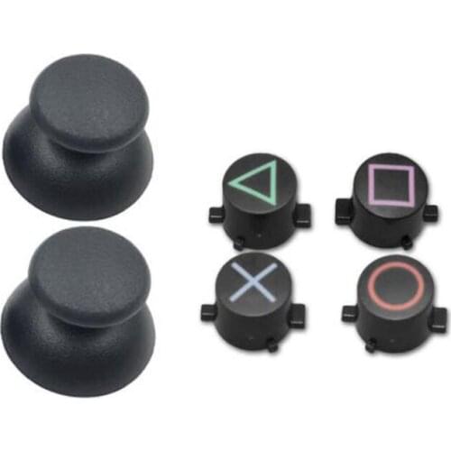 Analog Joystick Thumb Stick Grip Cap ABXY Button Repair for Sony Playstation Dualshock 3 DS3 PS3 Gamepad Controller Thumbstick