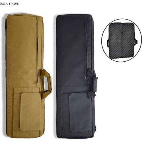 85cm/100cm Tactical Gun Bag Army Shooting Airsoft Sniper Gun Carry Rifle Case Military Paintball Molle Pouch Hunting Accessories