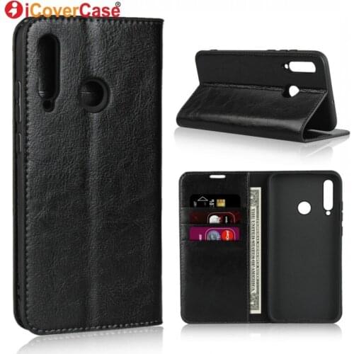 Genuine Leather Case For Huawei Honor 20 lite Cover Luxury Business Wallet Flip Coque for Huawei Honor 10i Phone Cases Accessory