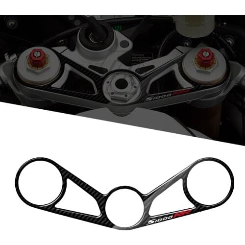 For BMW S1000RR 2010-2011 3D Carbon-look Upper Triple Yoke Defender