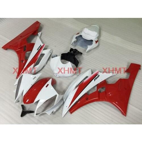 For YAMAHA YZFR6 2006 - 2007 Bodywork for YAMAHA YZFR6 2007 Fairings for YAMAHA YZFR6 2006 White Red Body Kits