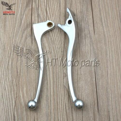 Chrome Brake Clutch Levers Set For HONDA Steed 400 VT Shadow VT600C Motorcycle Accessoriess Front Reservoir Cover Aluminum Part