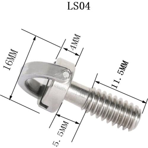Factory Wholesale Long Screw SLR Camera Tripod PTZ Screw Quick Release Plate Word Stainless Steel 1/4 Inch Plastic/wood