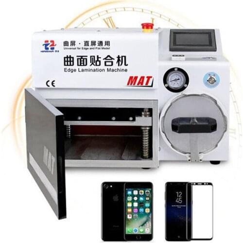Fully Automatic Defoaming Cell Phone Burst Screen Repair Equipment 110/120V Curved Surface Laminating Machine Press Screen Tools