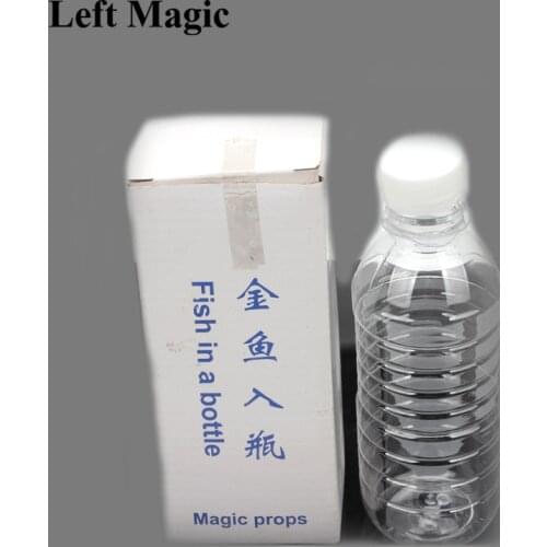Fish In A Bottle Magic Trick Incredible Penetration Instant Street Stage Close Up Magic Trick Accessories Gimmick G8276