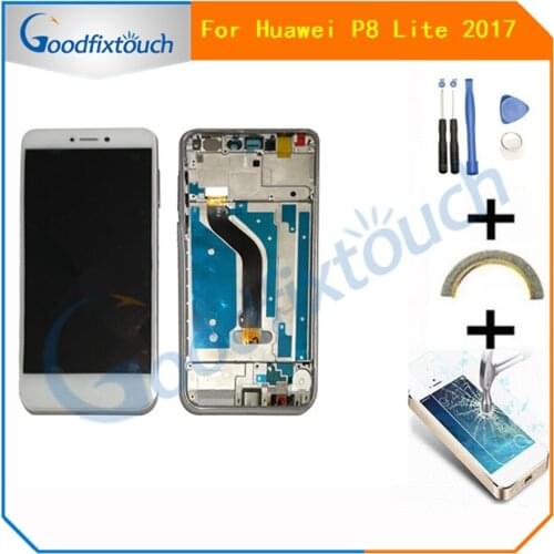 With Frame For Huawei P8 Lite 2017 LCD Display Touch Screen Digitizer Assembly Replacement For Huawei P8 Lite 2017
