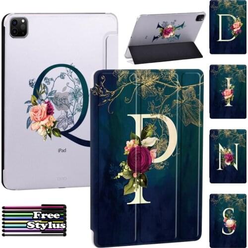 Trifold Cover Case for Apple IPad Pro 11" 2018 2020 2021/IPad Pro 9.7"/Pro 10.5" Leather Smart Folding Stand Tablet Case +stylus