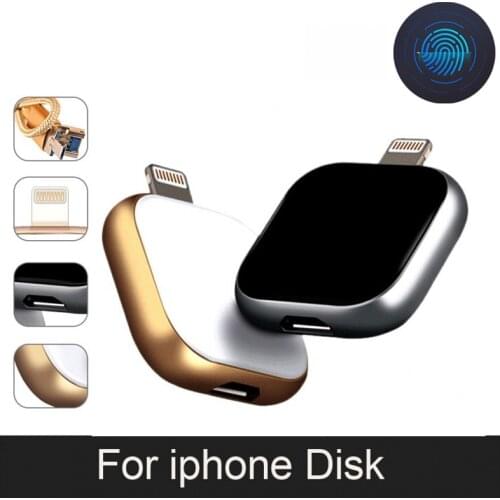 Metal OTG USB Flash Drive 32GB 128GB 256GB MFI Certified Pendrive For iphone X 8 7 Plus 6 6s Plus 5S ipad Macbook Cle USB Stick