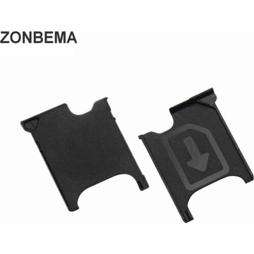ZONBEMA New Sim Card Holder Slot Tray Adapter Replacement Part For Sony Xperia Z1 Compact mini M51W D5503