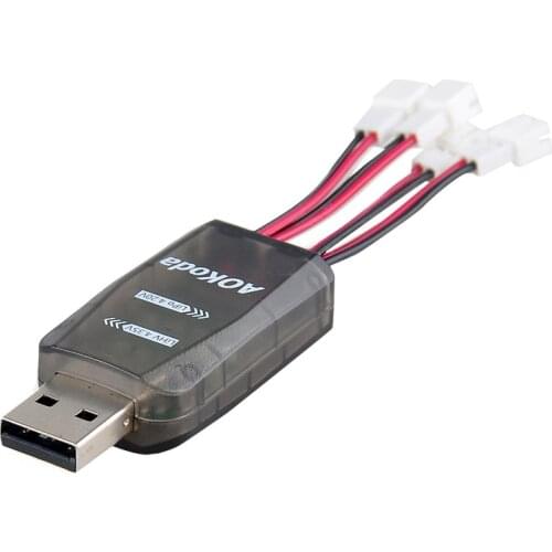 1pcs CX405 1S LiPo Battery USB Charger 4.2V 4.35V LiPo LiHV JST-PH 2.0 mCPX Connectors Tiny Whoop