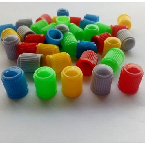 100pcs Multicolor Auto Car Bike Motorcycle Truck Wheel Tire Valve Stem Caps Automobile and motorcycle tire valve cap Accessories