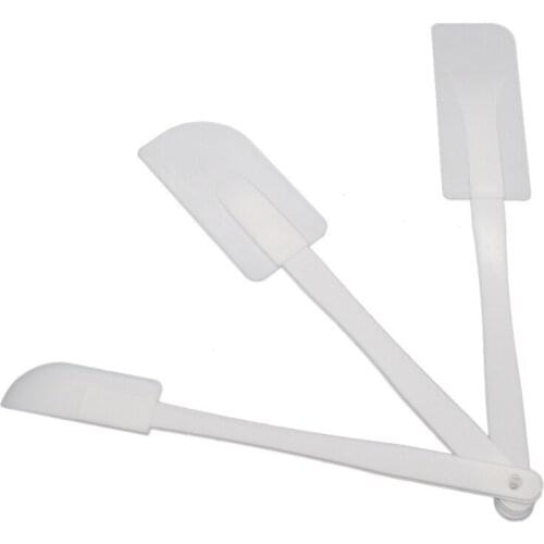 3pcs Plastic Cake Cream Butter Scraper Spatulas Brand New Cake Decorating Practical Portable Cake Baking Tools