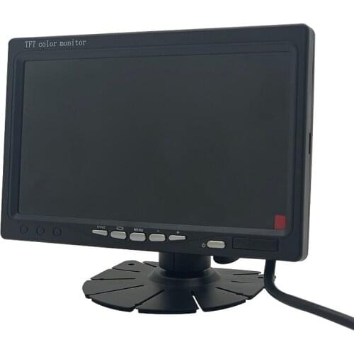 7 Inch 800*480 1Ch 2Ch 4Ch DVR DC 12V HD Video Recorder Rear View Reverse Backup Dashboard Vehicle Car Monitor For Bus Truck