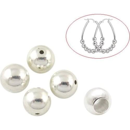 Beadsnice silver beads wholesale of diy jewelry silver findings jewelry accessories sterling silver 925 beads ID25610