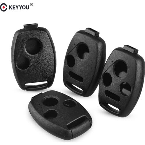 KEYYOU 2 3 Buttons Remote Car Key Shell For HONDA Accord Fit Civic CRV Pilot 2007 2008 2009 2010 2011 2012 2013 Auto Fob Case