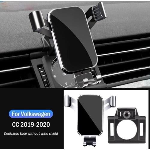 Car Mobile Phone Holder Special Air Vent Mounts Stand GPS Navigation Bracket For Volkswagen VW CC 2019-2020 Car Accessories