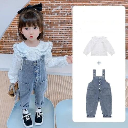Kids Baby Girls Outfits Clothes Long Sleeve T shirt Tops Pants 2PCS Casual Clothes Set Girls Bib Shirt Set Kids Clothing Set