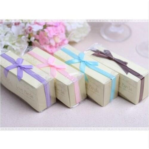 DHL Free Shipping 50 Box (100PCS) Ceramic Wedding Gifts Favors For Guests Love Birds Salt and Pepper Shakers