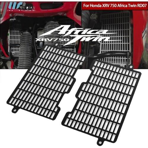 For Honda XRV750 Africa Twin 1993-2002 Motorcycle Radiator Guard Protector Grille Grill Cover XRV650 Africa Twin RD03 1988-1989