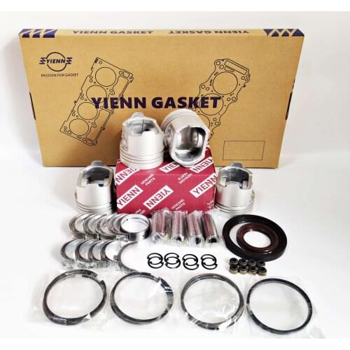 For Mitsubishi S4L S4L2 Overhaul Rebuild Kit Piston Ring Gasket kit Bearing Set Fit TC35 Excavator Engine Parts