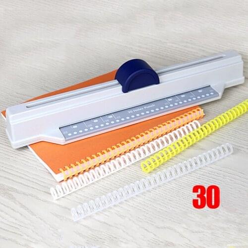A4(30 Holes) B5(26 Holes) A5(20 Holes)Multi Hole Puncher Loose Leaf Hole Punch Handmade Loose-leaf Paper Hole Puncher for Office