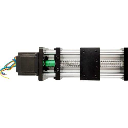 Effective Length 50mm-700mm Ball Screw Linear Rail Guide Slide Stage Actuator CNC Motion Table Motorized+nema 23 Stepper Motor