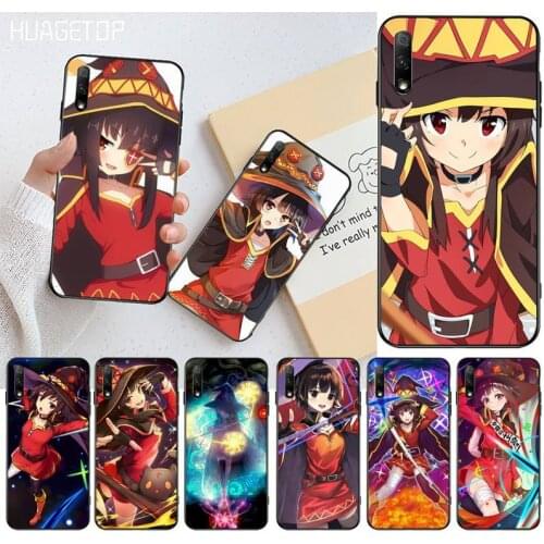 HUAGETOP KonoSuba Megumin Kono Soft Rubber Phone Cover For Huawei Nova 6se 7 7pro 7se honor 7A 8A 7C Prime2019