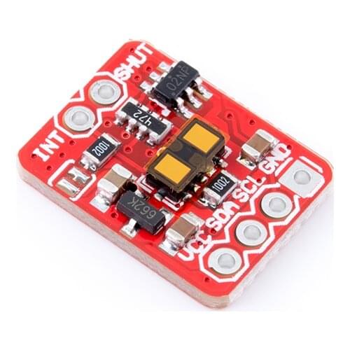 50Hz 3.3-5v VL53L1X Laser Ranging Sensor Module 4cm-4m Ranging Module ToF Distance Measurement I2C 12x17x3.2mm PCB Sensor Board