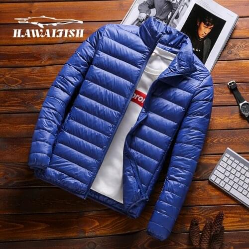 Man coat 2021 new mens jacket autumn and winter warm cotton jacket mens sports padded jacket mens Korean light down jacket