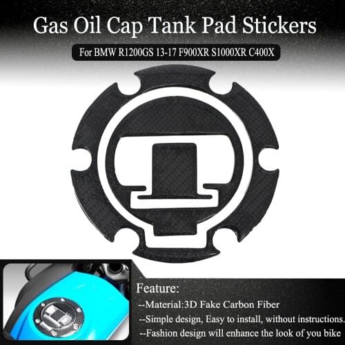 Tankpad Protector Sticker For BMW R 1200 GS R1200 13-17 F900XR C400X S1000XR Motorcycle Carbon Fiber Fuel Tank Pad Gas Cap Decal