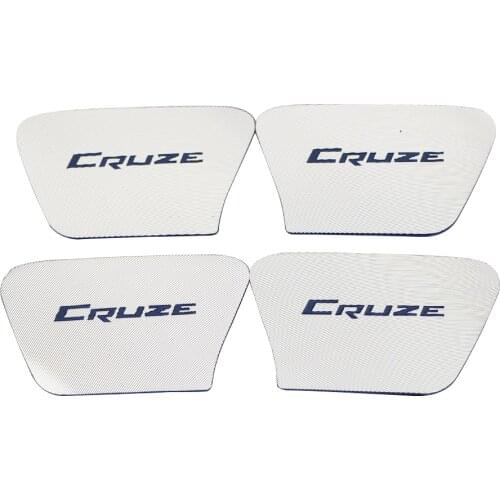 Color My Life 4 Pcs Aluminum Alloy Car Inside Door Bowl Stickers for Chevrolet Cruze Sedan Hatchback 2009 - 2013 Accessories
