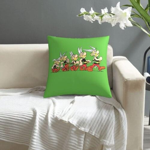 Asterix Obelix pillowcase printed cushion cover sofa waist pillow pillow cover