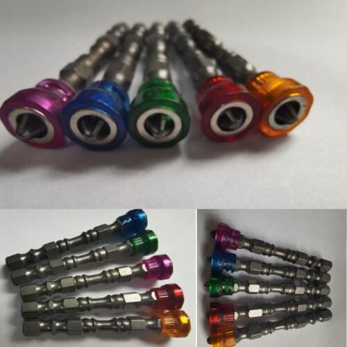 Newest Magnetic Driver Bits 1/4 Inch Hexagonal Shank 65MM Length Universal Magnetic Coil Bit
