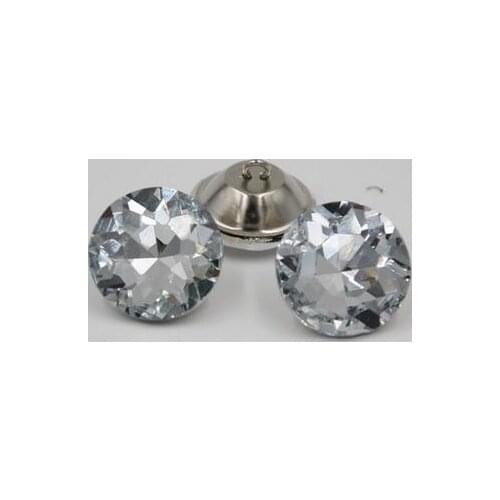 Wholesales 25mm 1000pcs, Gem flower crystal button ,sofa, soft bag buckles Crystal Buttons Headboard Buttons Sofa Bed Wall